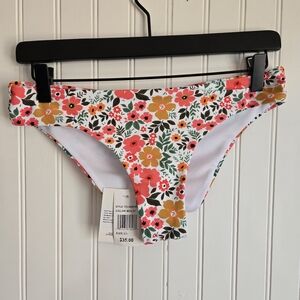 Cyn & Luca Large Colorful Floral Cheeky Bikini Bottoms Nwt